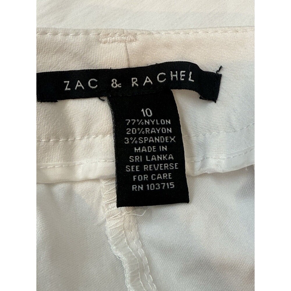 NEW ZAC & RACHAEL Women's Jeans White Size 10 - Picture 15 of 15